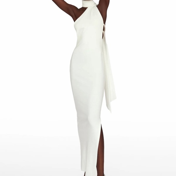 Chic One Shoulder White Dress